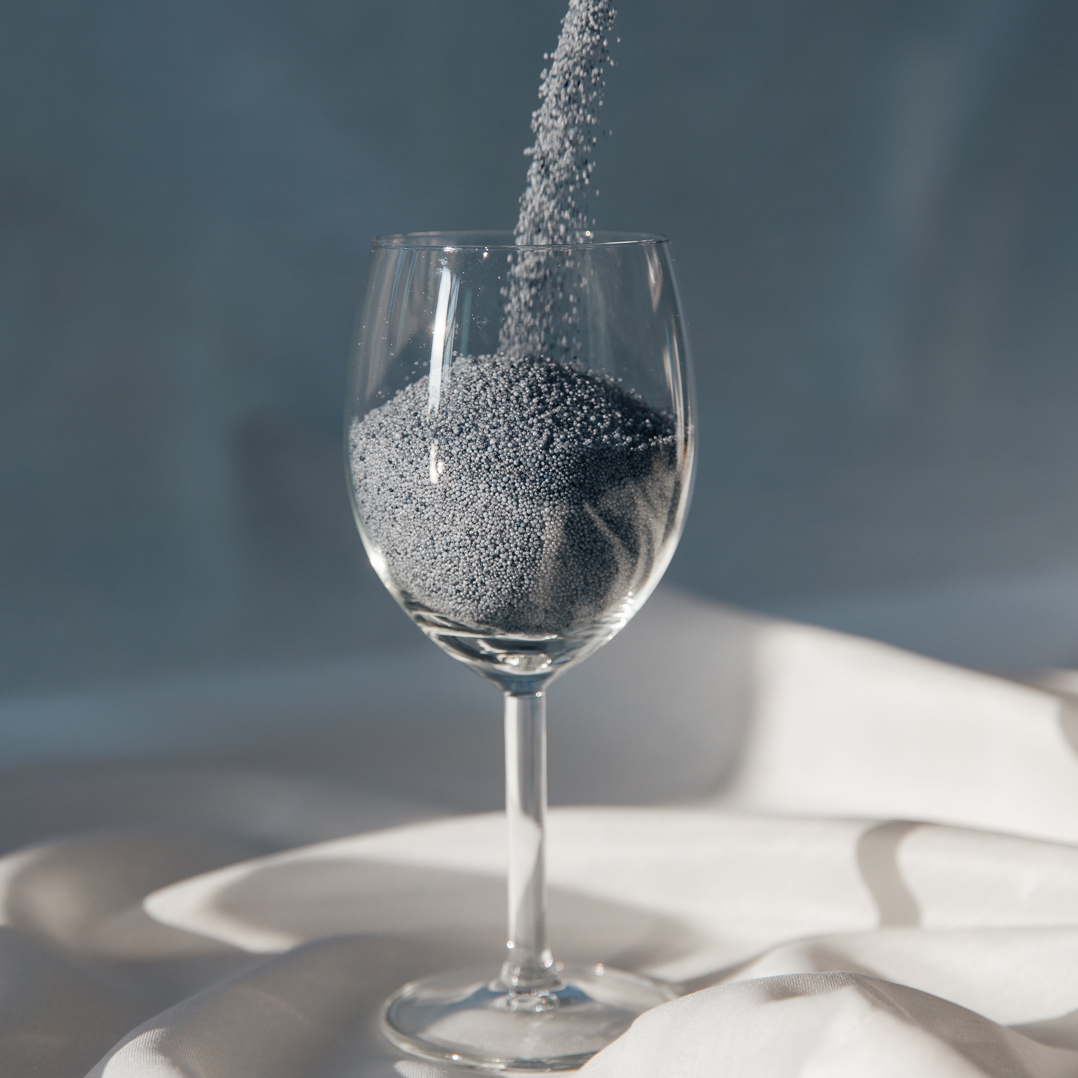 Gray Blue, Unscented [無味], Sand Candle, Pet Friendly