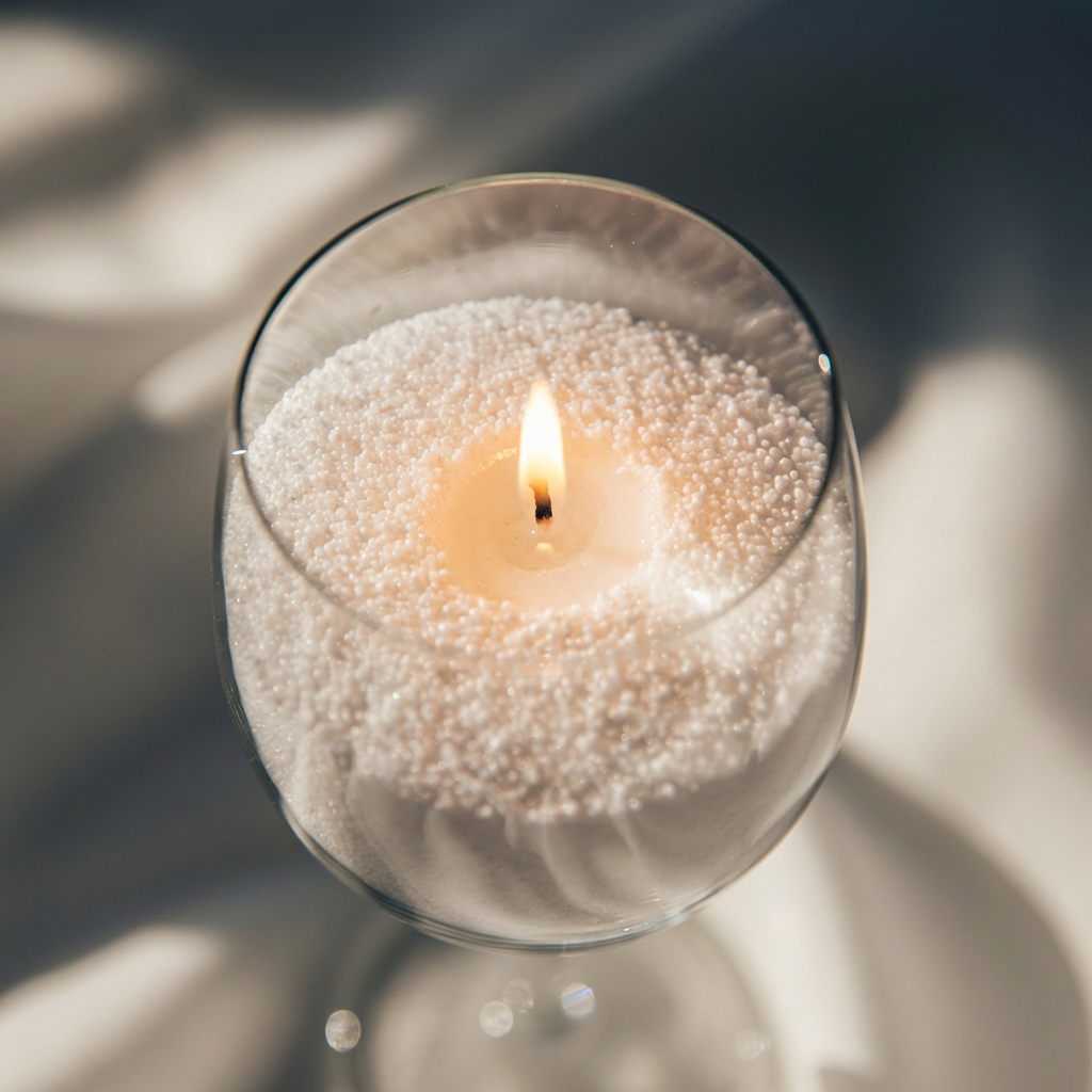 Tulle [薄紗], White - Scented Sand Candle